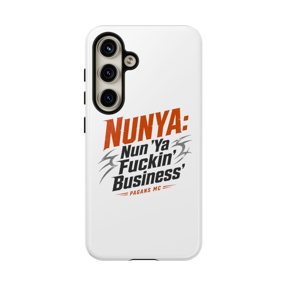 Pagans MC "NUNYA: Nun " Phone Case - alternate angle 2, merchandise