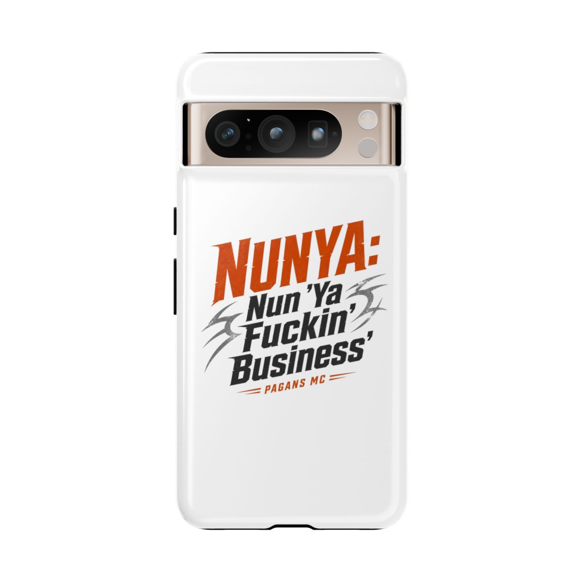 Pagans MC "NUNYA: Nun " Phone Case - alternate angle 3, merchandise