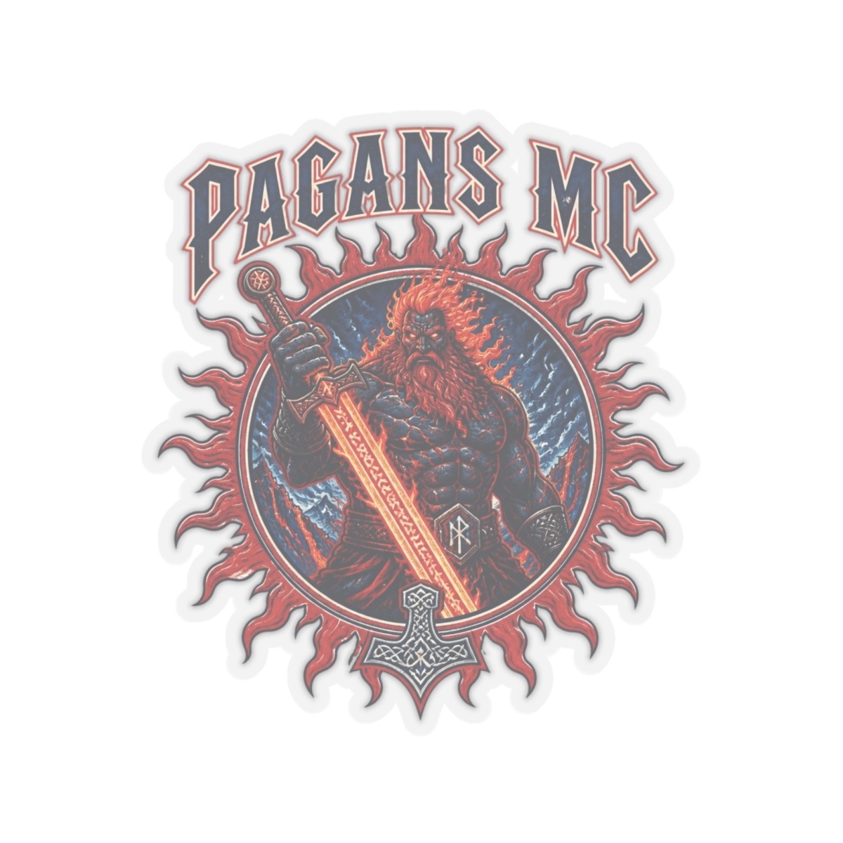 Pagans MC "Pagans MC" Sticker