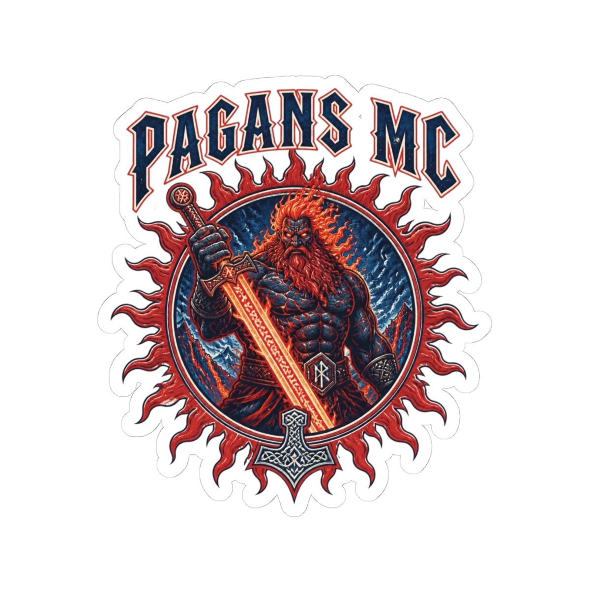 Pagans MC "Pagans MC" Sticker