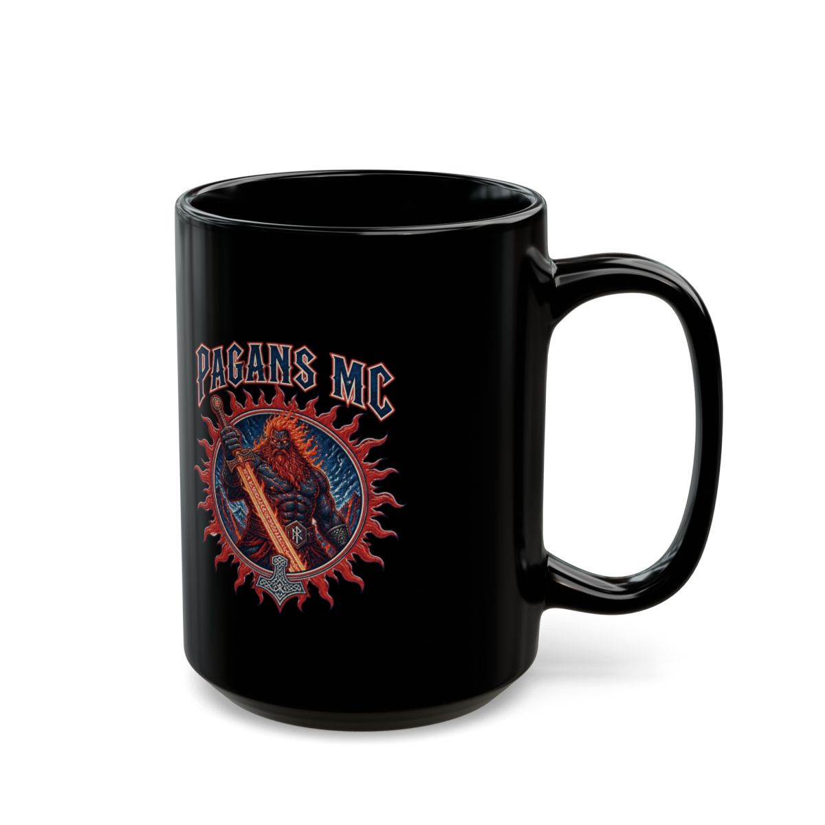 Pagans MC "Pagans MC" Black Mug - alternate angle 5, merchandise