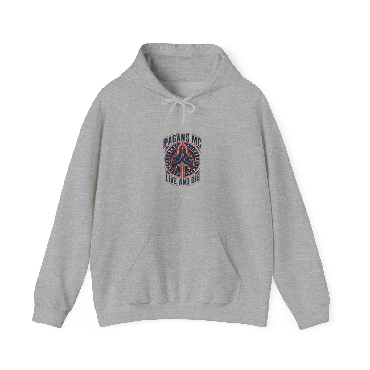 Pagans MC "Pagans MC - Live and Die" Hoodie - alternate angle 2, merchandise
