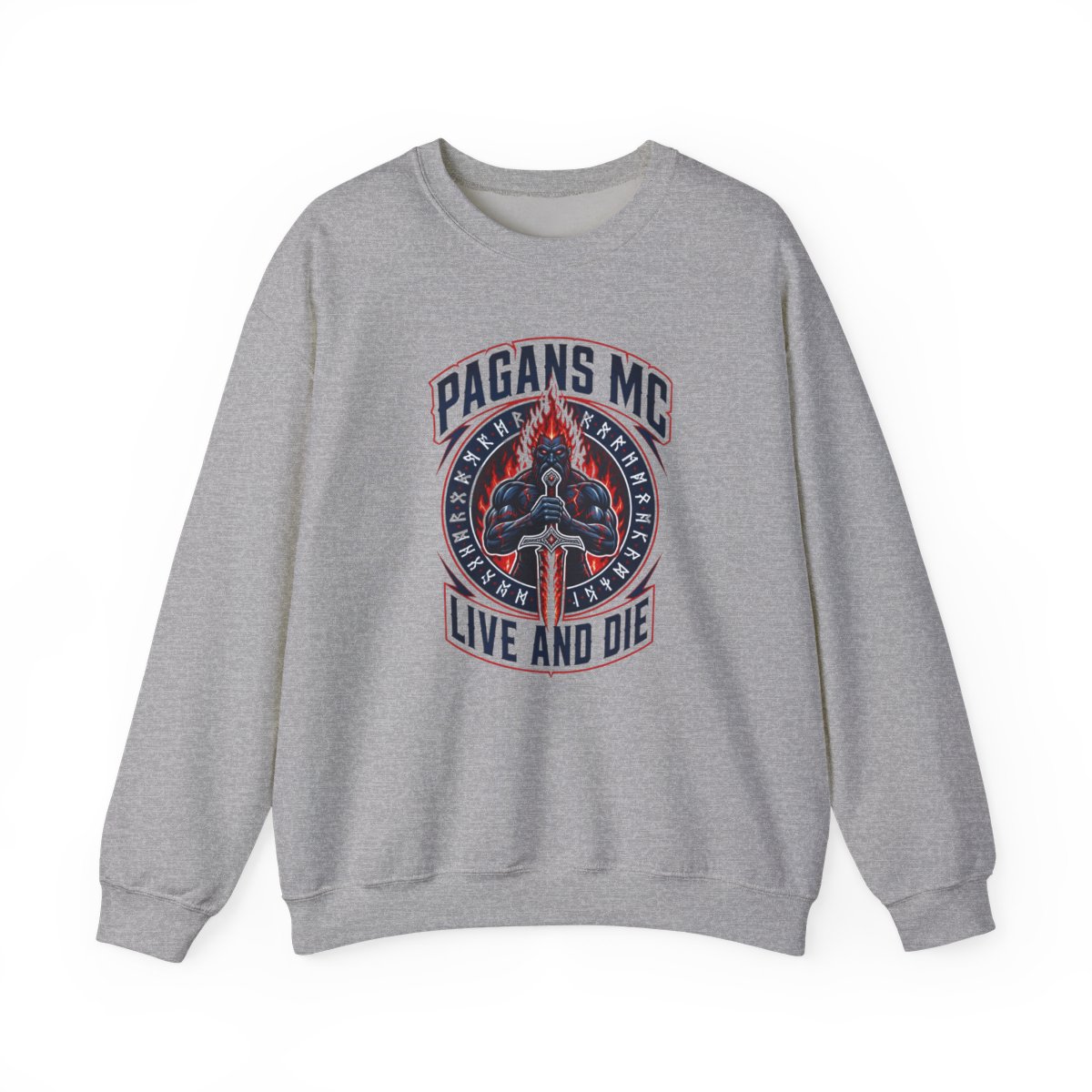 Pagans MC "Pagans MC - Live and Die" Crewneck