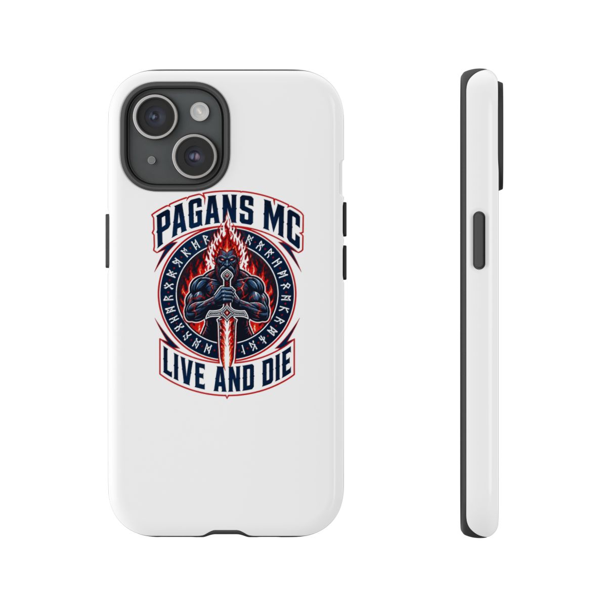 Pagans MC "Pagans MC - Live and Die" Phone Case - alternate angle 5, merchandise