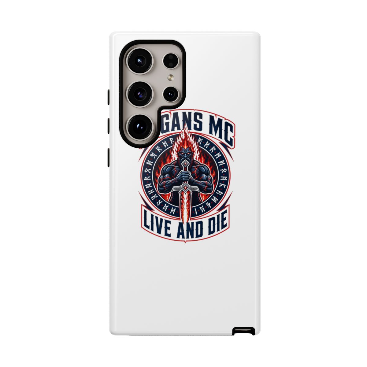 Pagans MC "Pagans MC - Live and Die" Phone Case - alternate angle 1, merchandise