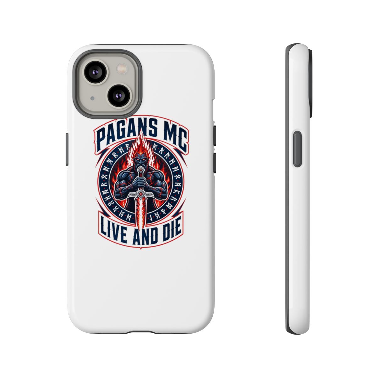 Pagans MC "Pagans MC - Live and Die" Phone Case - alternate angle 4, merchandise