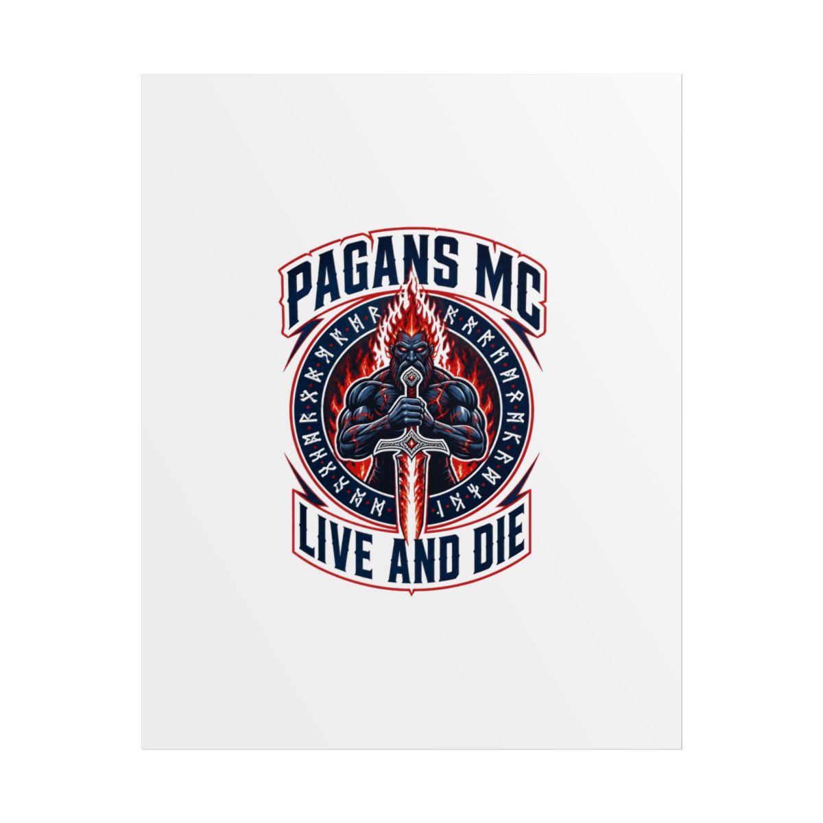 Pagans MC "Pagans MC - Live and Die" Poster - Official Posters & Wall Art merchandise
