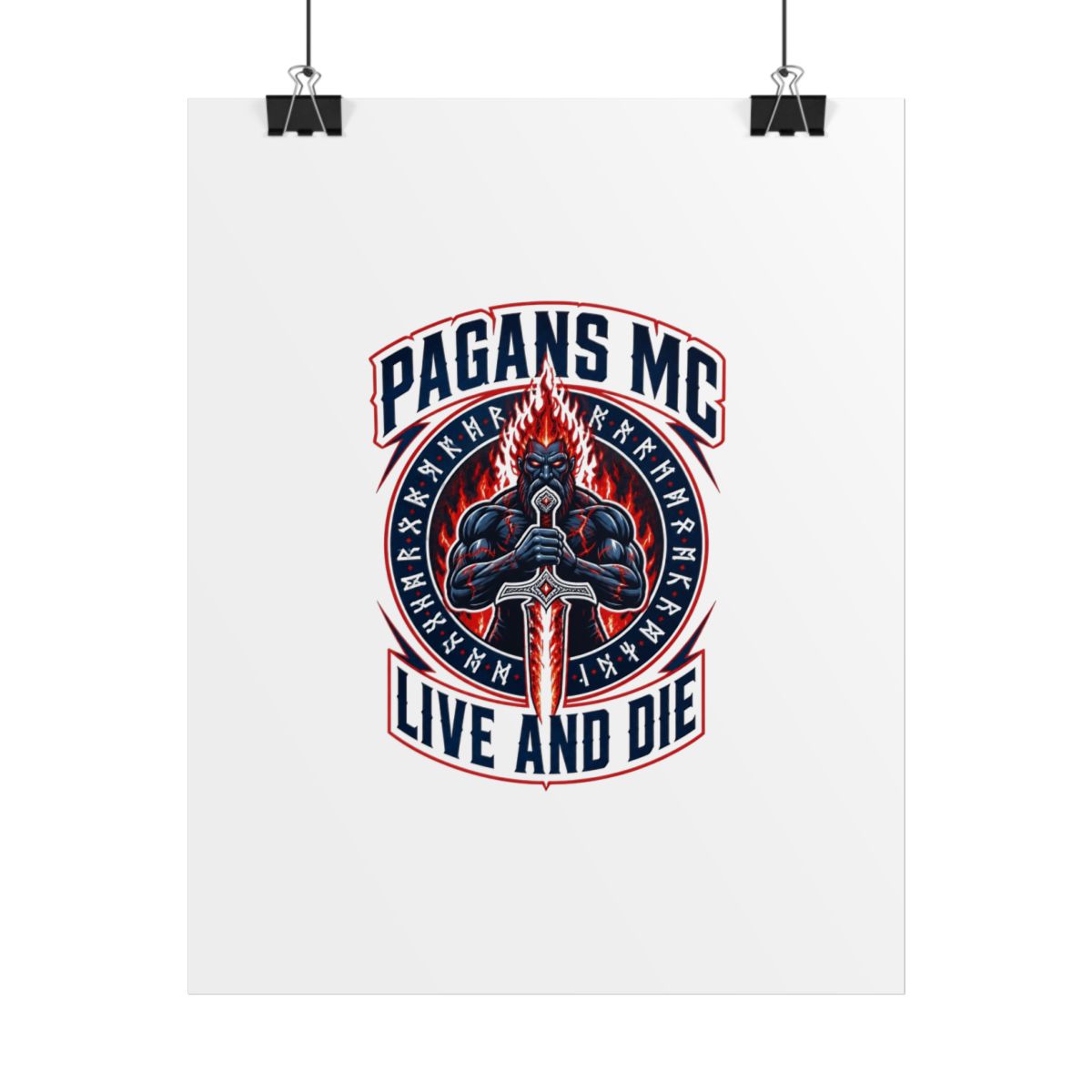 Pagans MC "Pagans MC - Live and Die" Poster