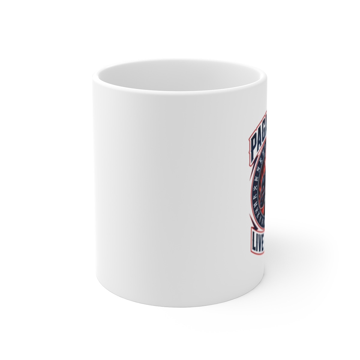 Pagans MC "Pagans MC - Live and Die" White Mug - alternate angle 1, merchandise