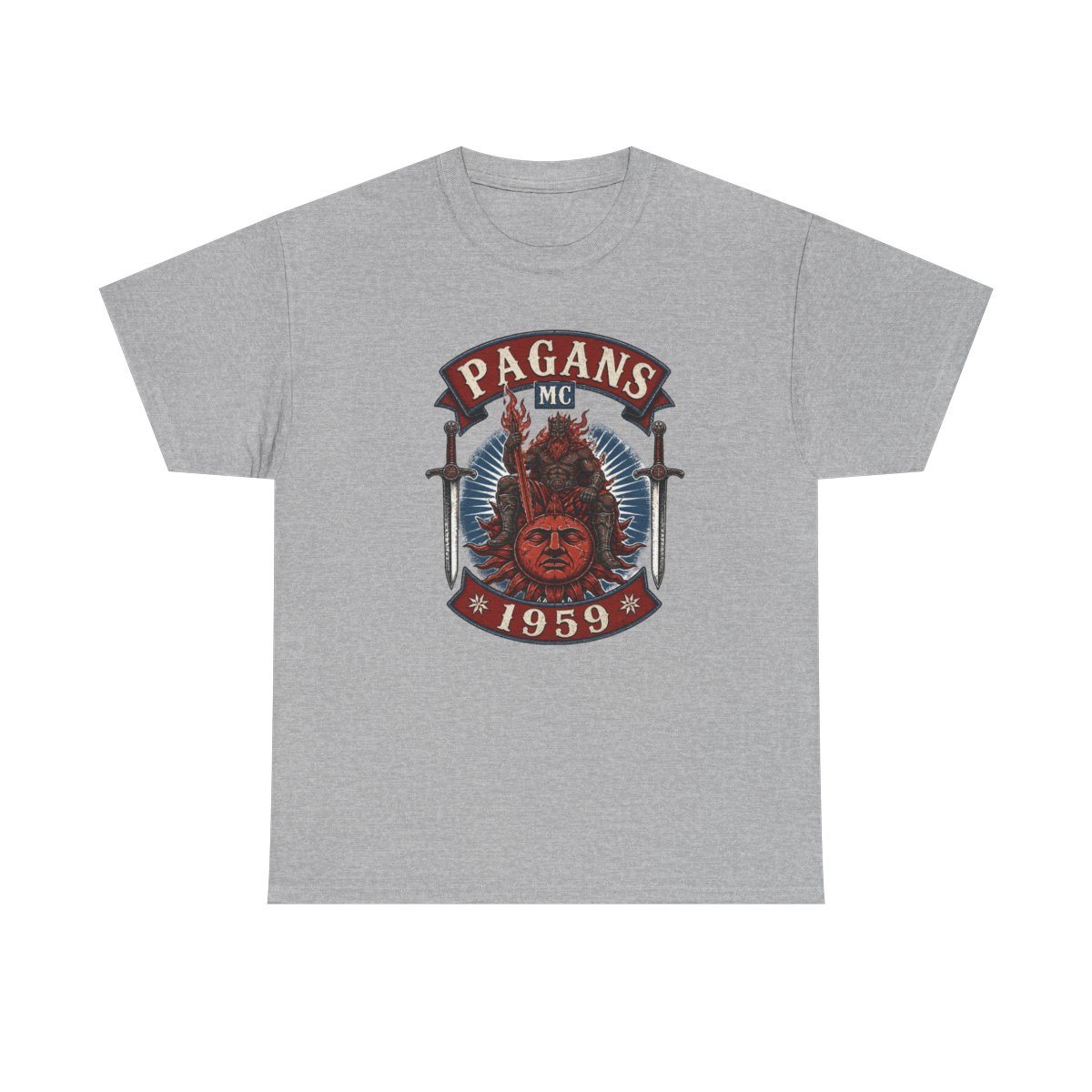Pagans MC "Pagans MC 1959" Unisex Tee - alternate angle 2, merchandise