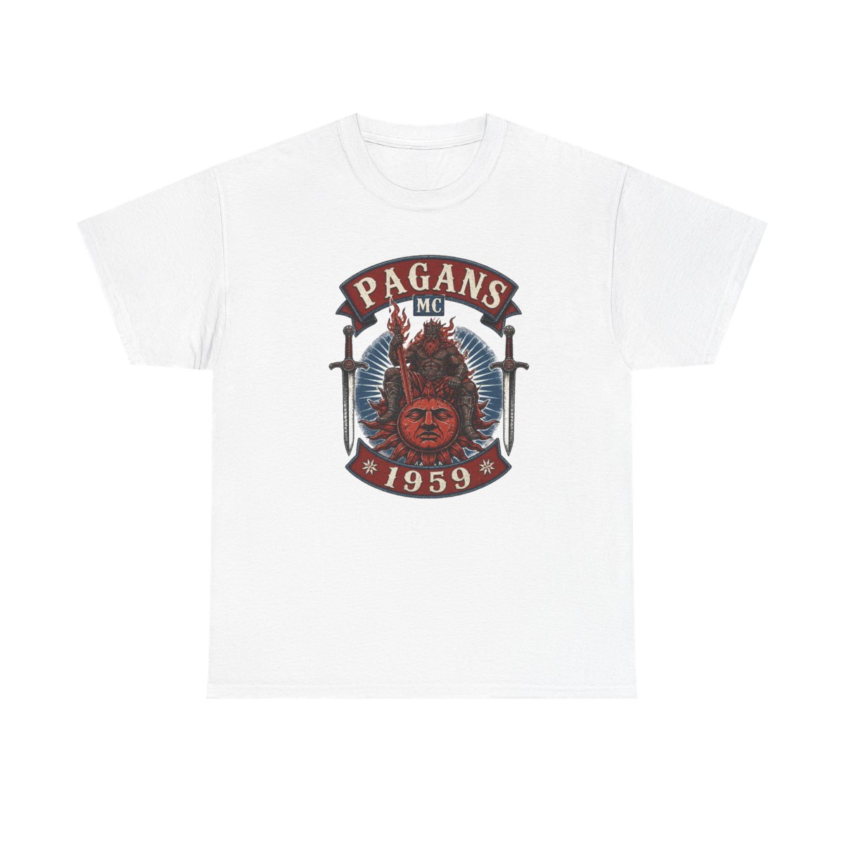 Pagans MC "Pagans MC 1959" Unisex Tee - alternate angle 3, merchandise