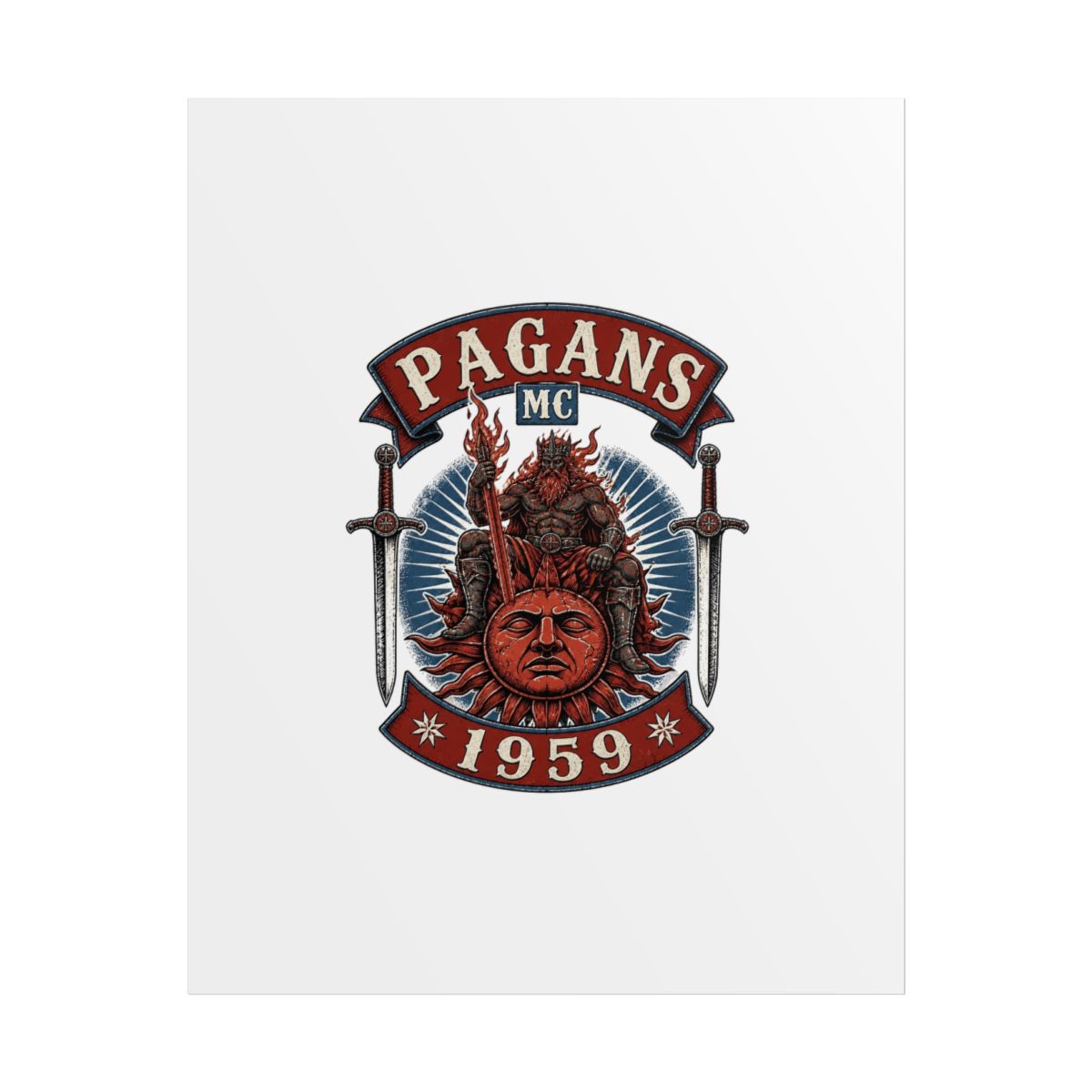 Pagans MC "Pagans MC 1959" Poster - Official Posters & Wall Art merchandise