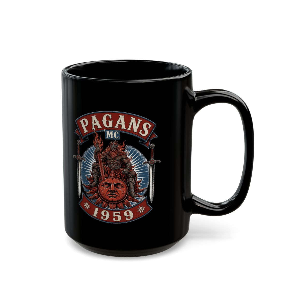 Pagans MC "Pagans MC 1959" Black Mug - alternate angle 5, merchandise