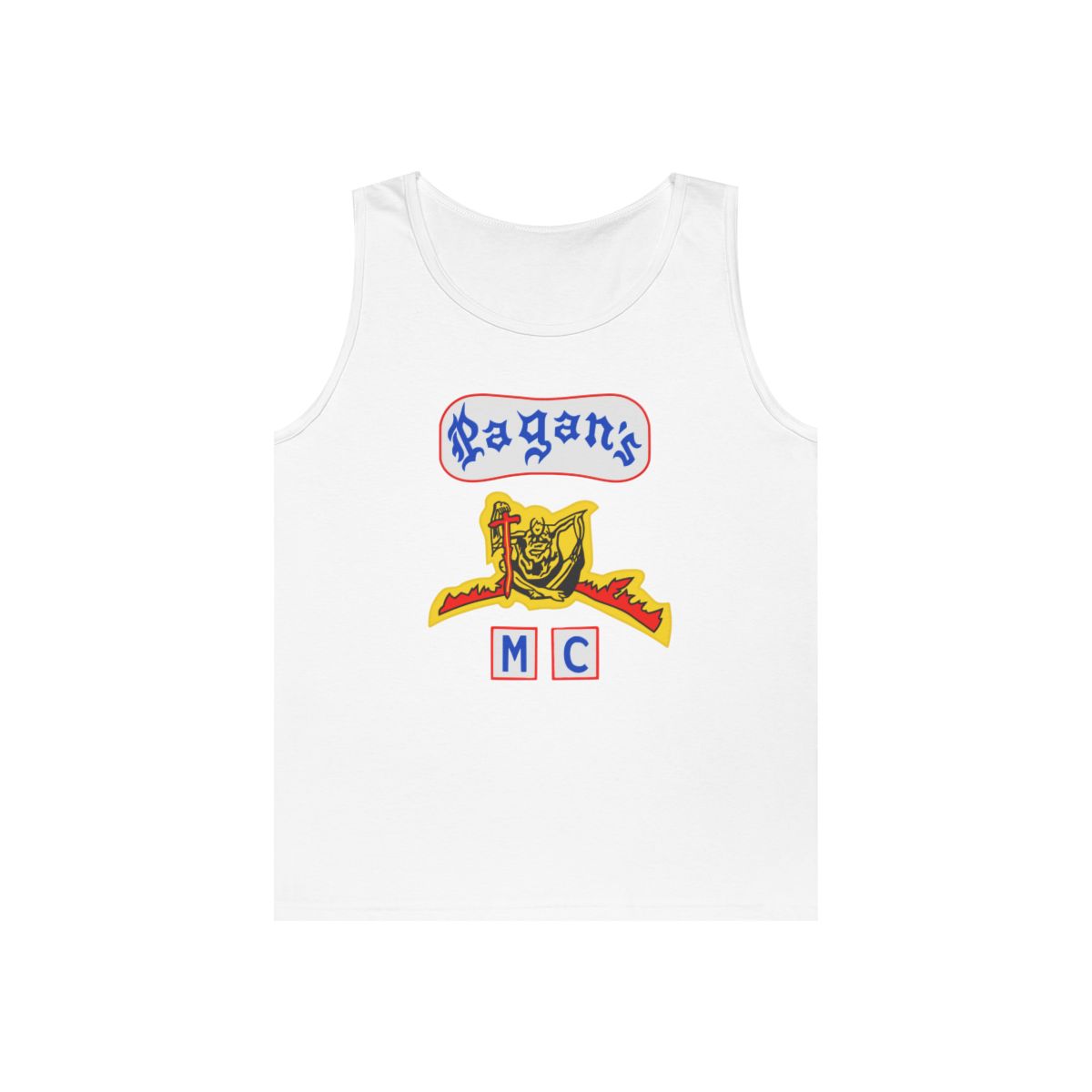 Pagan's MC logo tank top | Motorcycle club graphic tank | Pagans MC