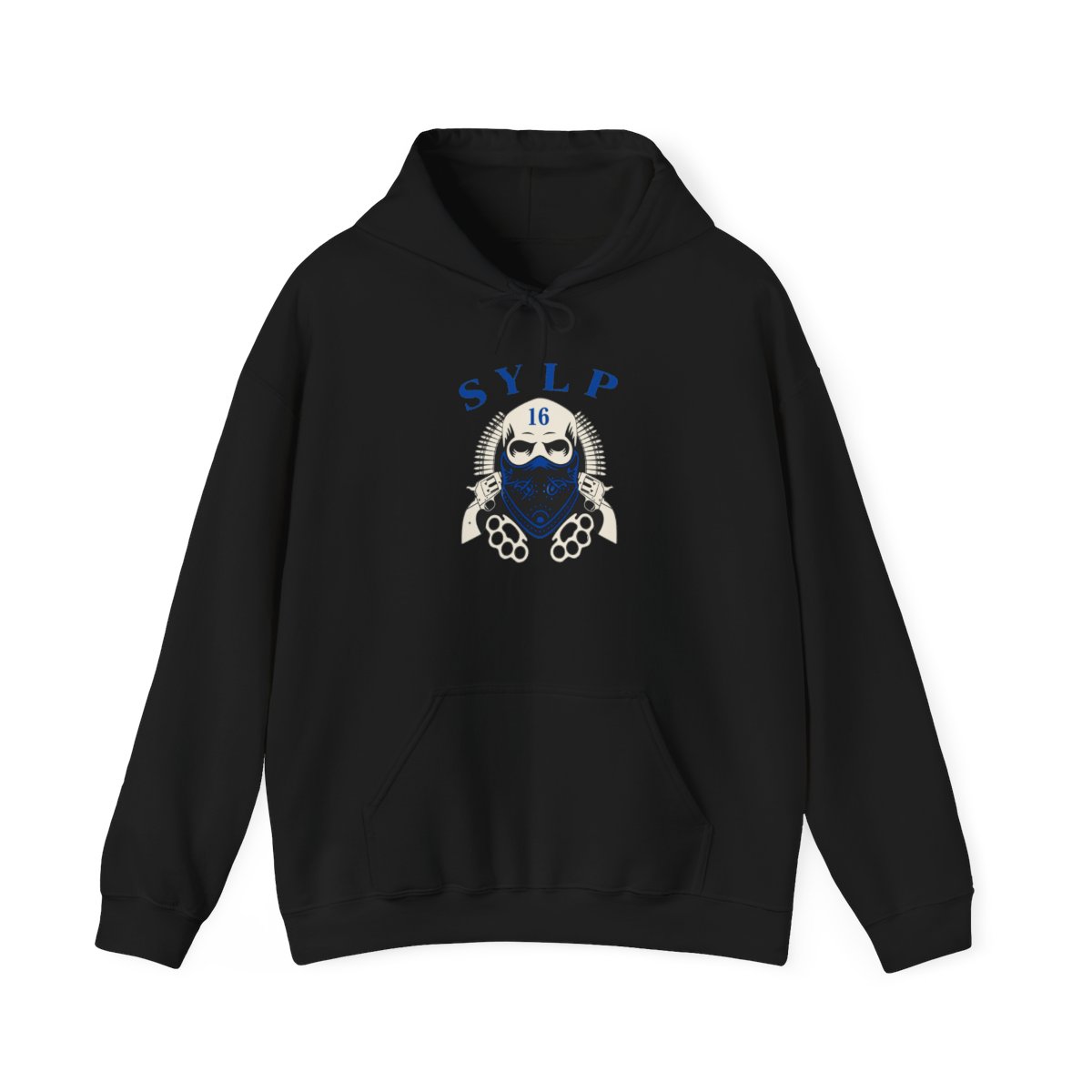 Skull Mask Logo hoodie | SYLP 16, brass knuckles emblem | Pagans MC